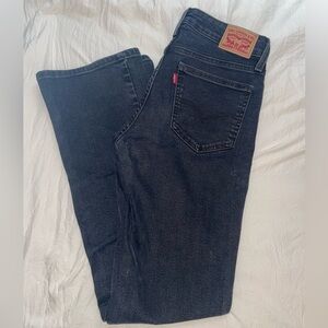 Levi’s super low bootcut jeans